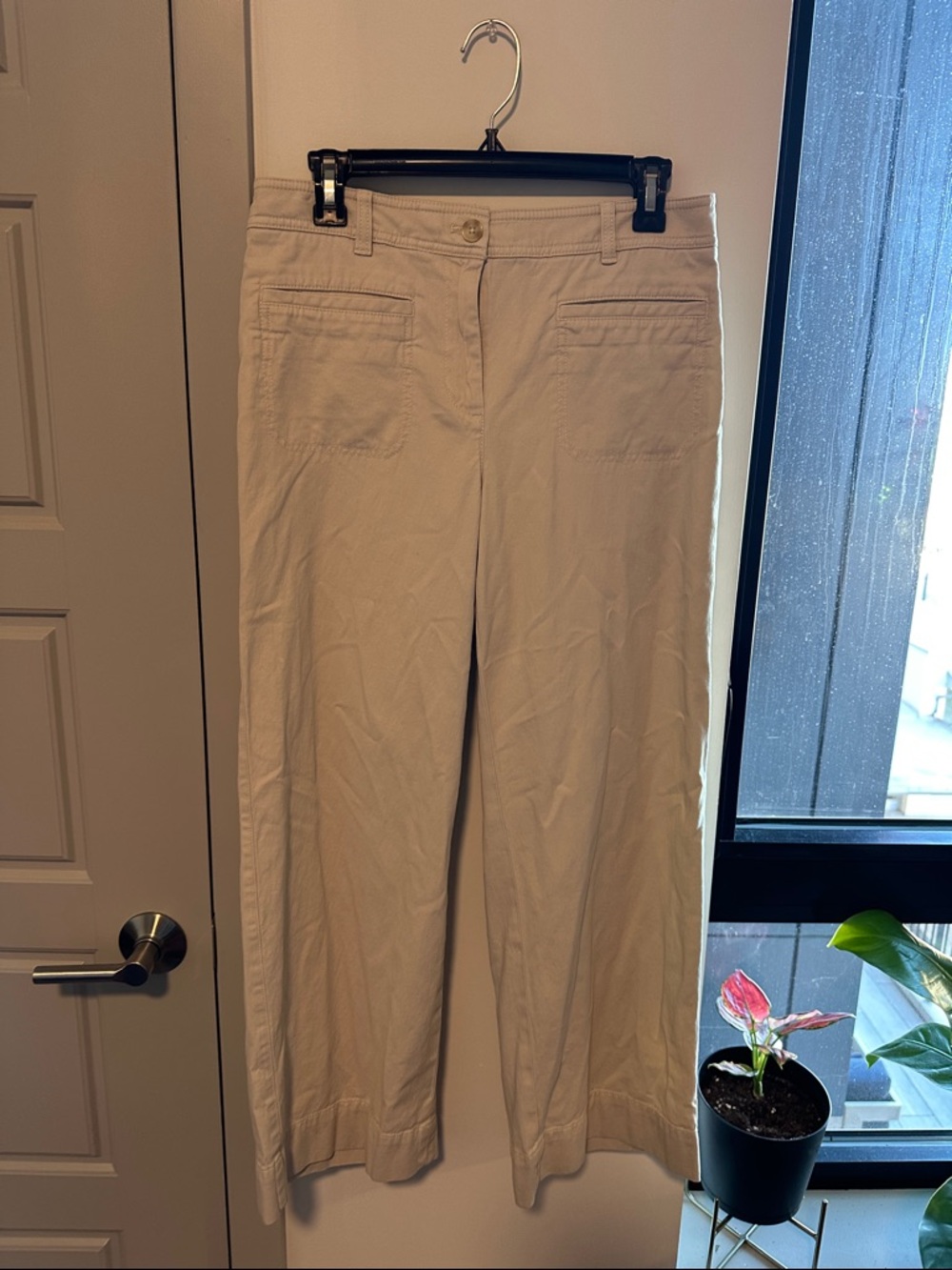 Talbots Beige Straight Leg Pants